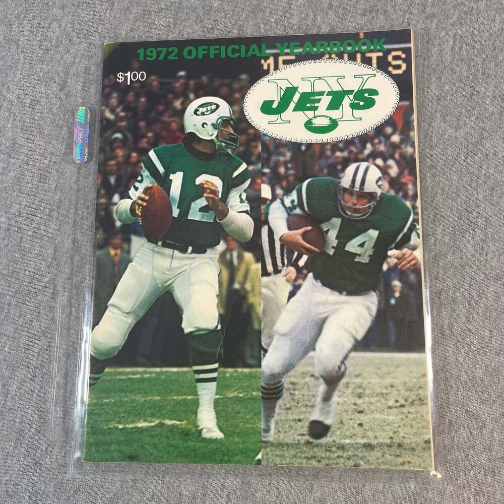 1972 New York Jets Official Football Yearbook